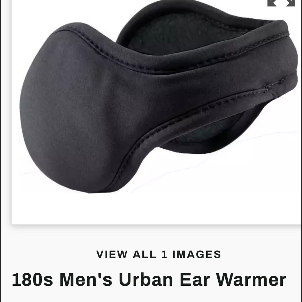 💋Brand New 180s Ear Warmers Black💋